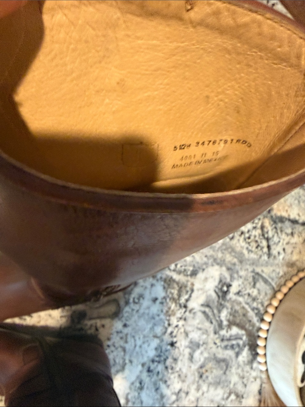 Frye 5.5 Tall Brown Leather Riding Boots - Picture 6 of 7